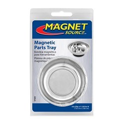 THE MAGNETIC SOURCE™ 07683 Magnetic Tray, 3 in Dia, 1.15 in Height, Stainless Steel